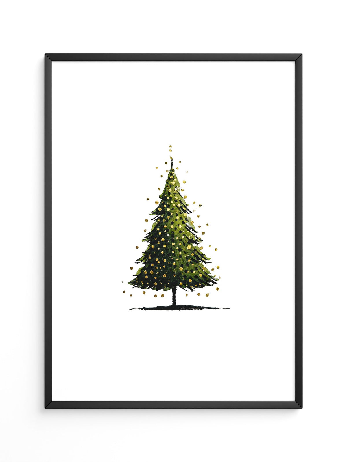 Weihnachtsbaum Goldakzente