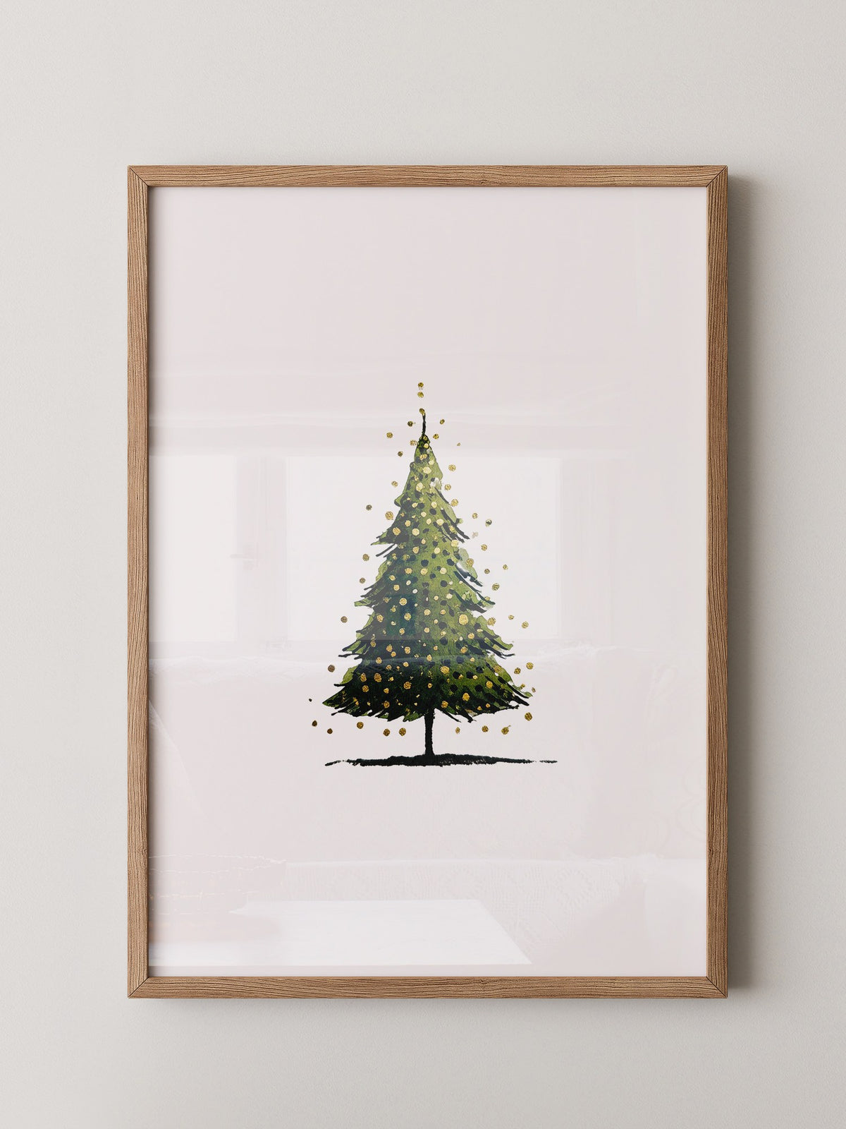 Weihnachtsbaum Goldakzente