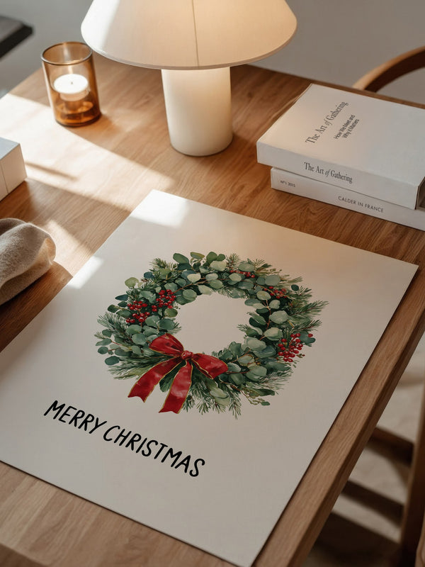 Weihnachtskranz Rot Grün