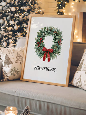 Weihnachtskranz Rot Grün