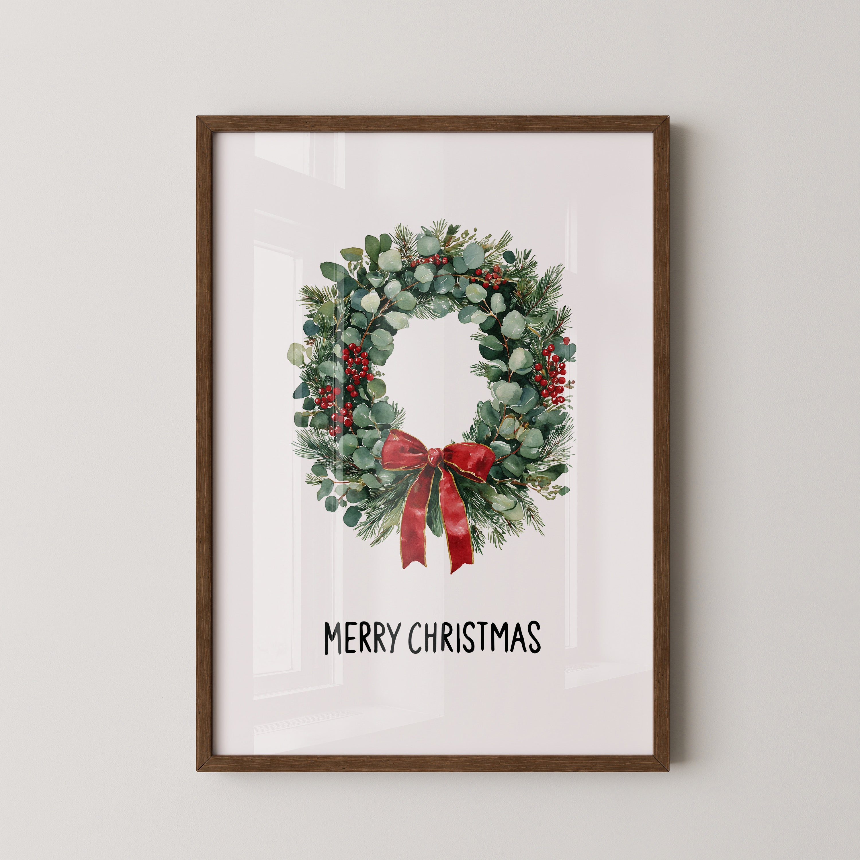 Weihnachtskranz Rot Grün