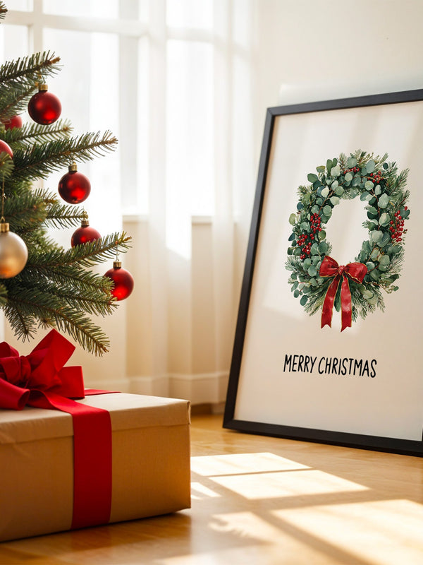Weihnachtskranz Rot Grün