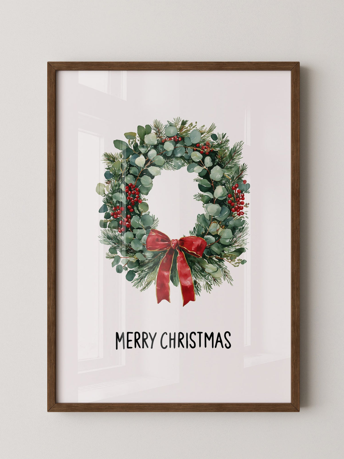 Weihnachtskranz Rot Grün