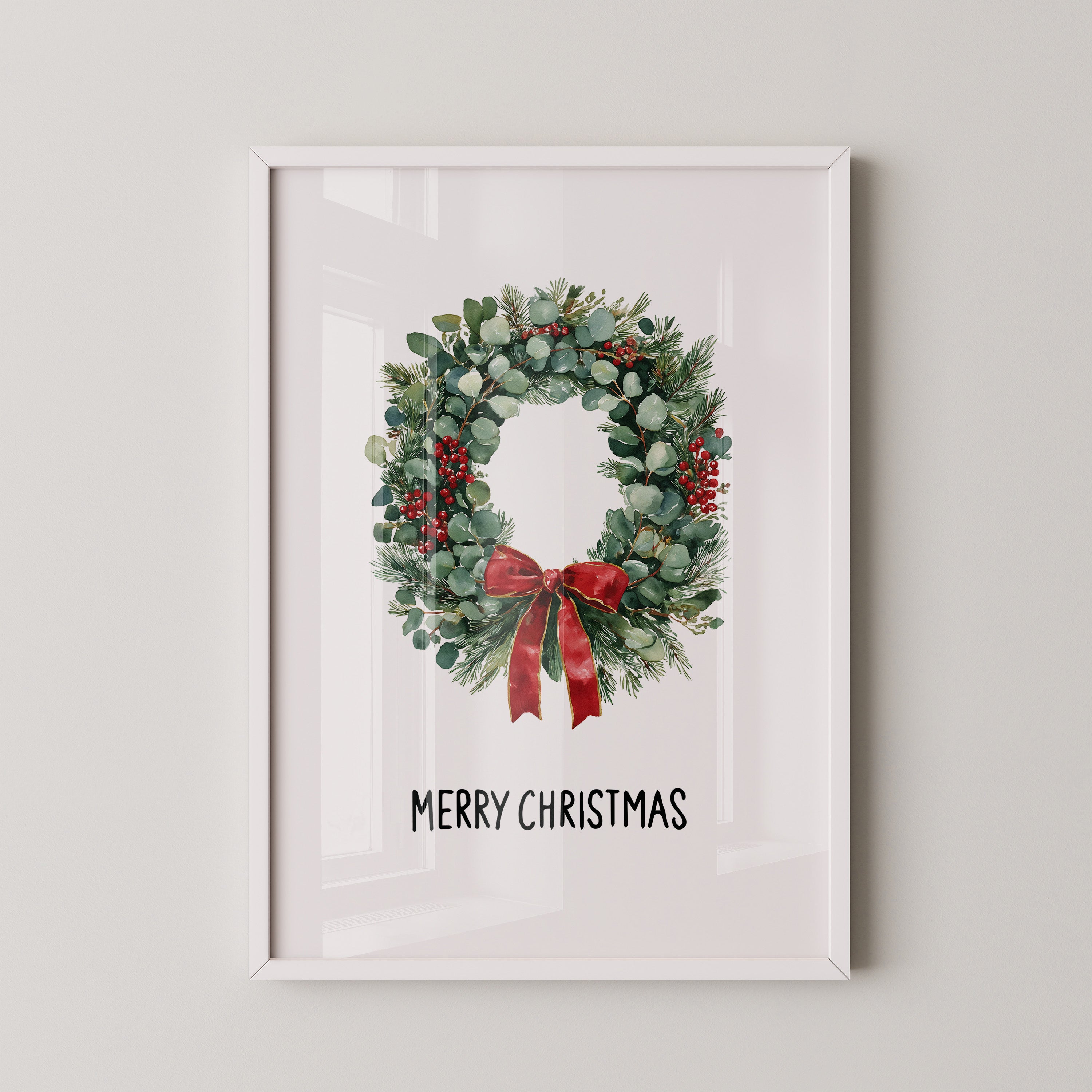 Weihnachtskranz Rot Grün