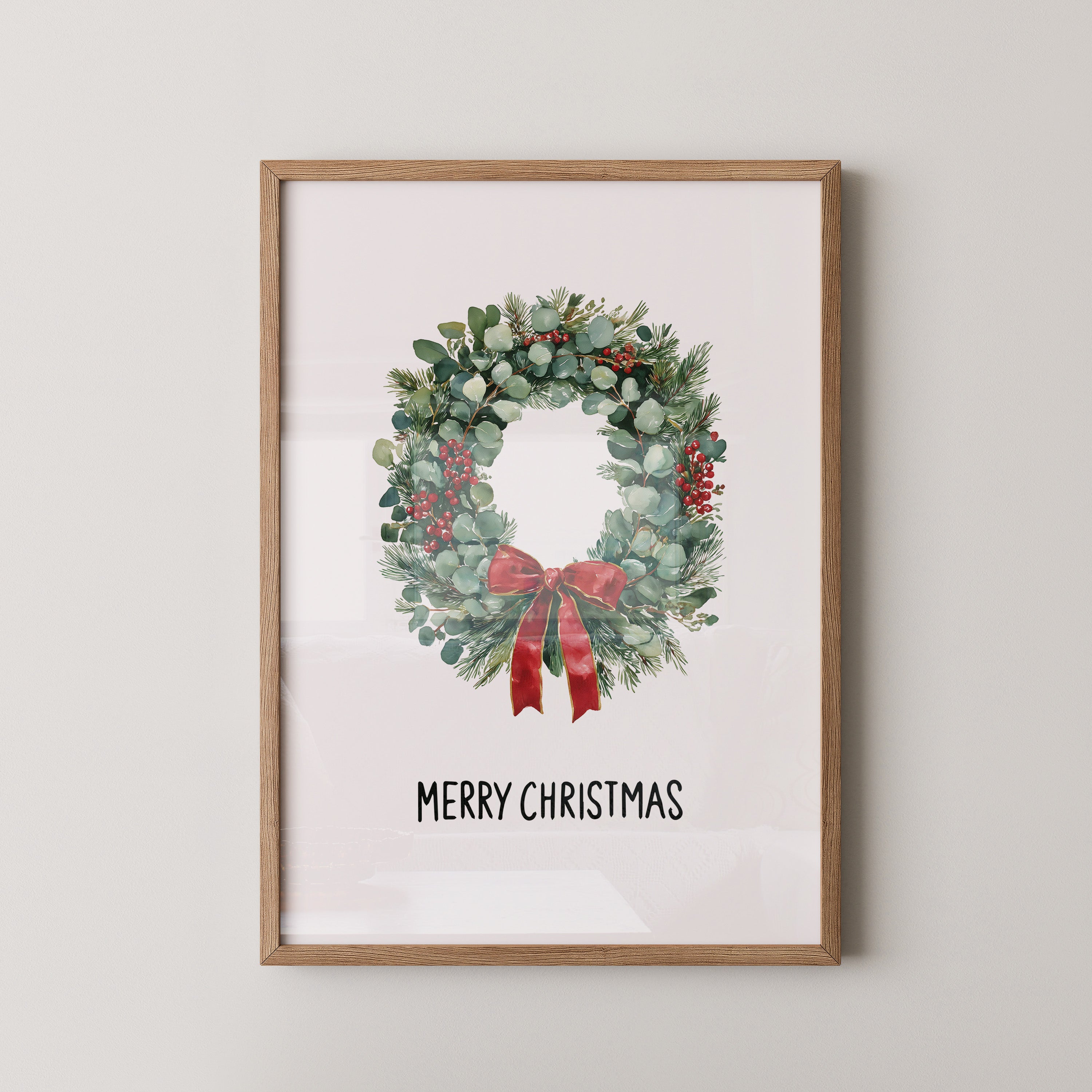 Weihnachtskranz Rot Grün