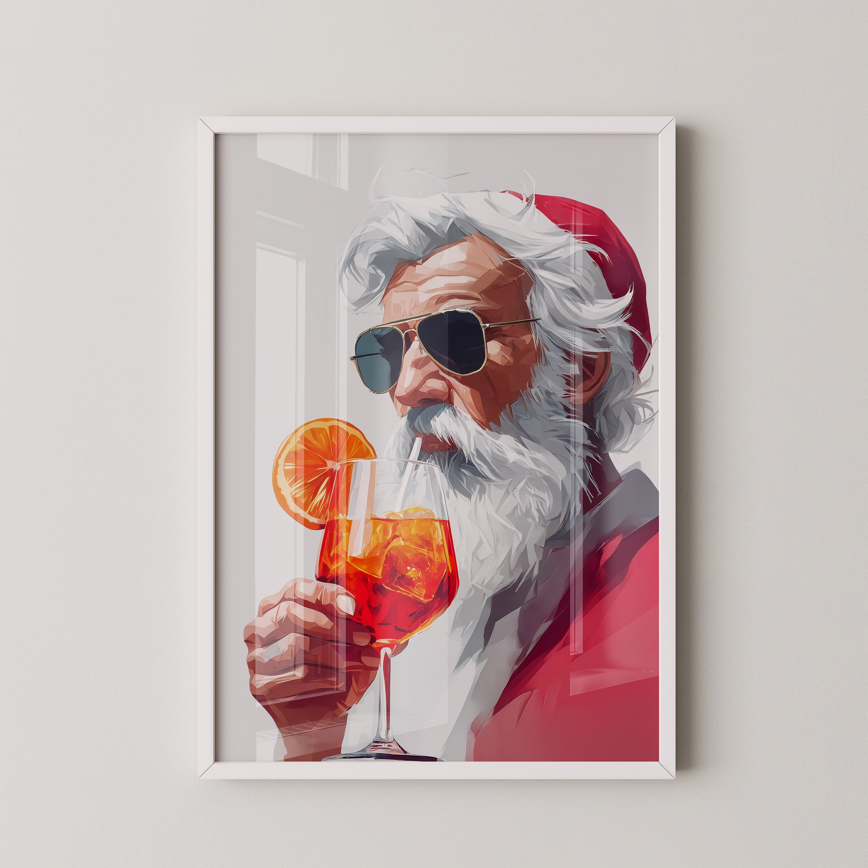 Weihnachtsmann Aperol Stilvoll