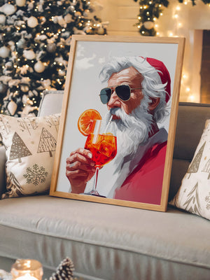 Weihnachtsmann Aperol Stilvoll