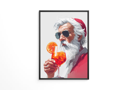 Weihnachtsmann Aperol Stilvoll
