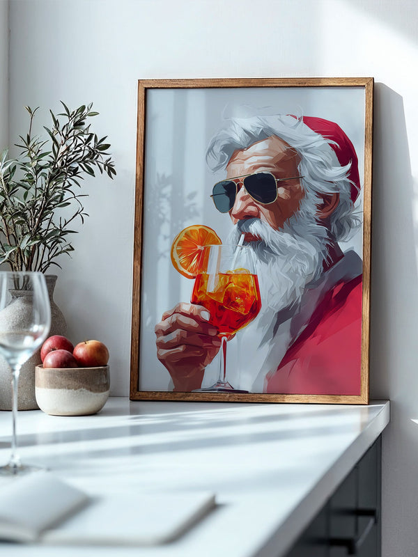 Weihnachtsmann Aperol Stilvoll