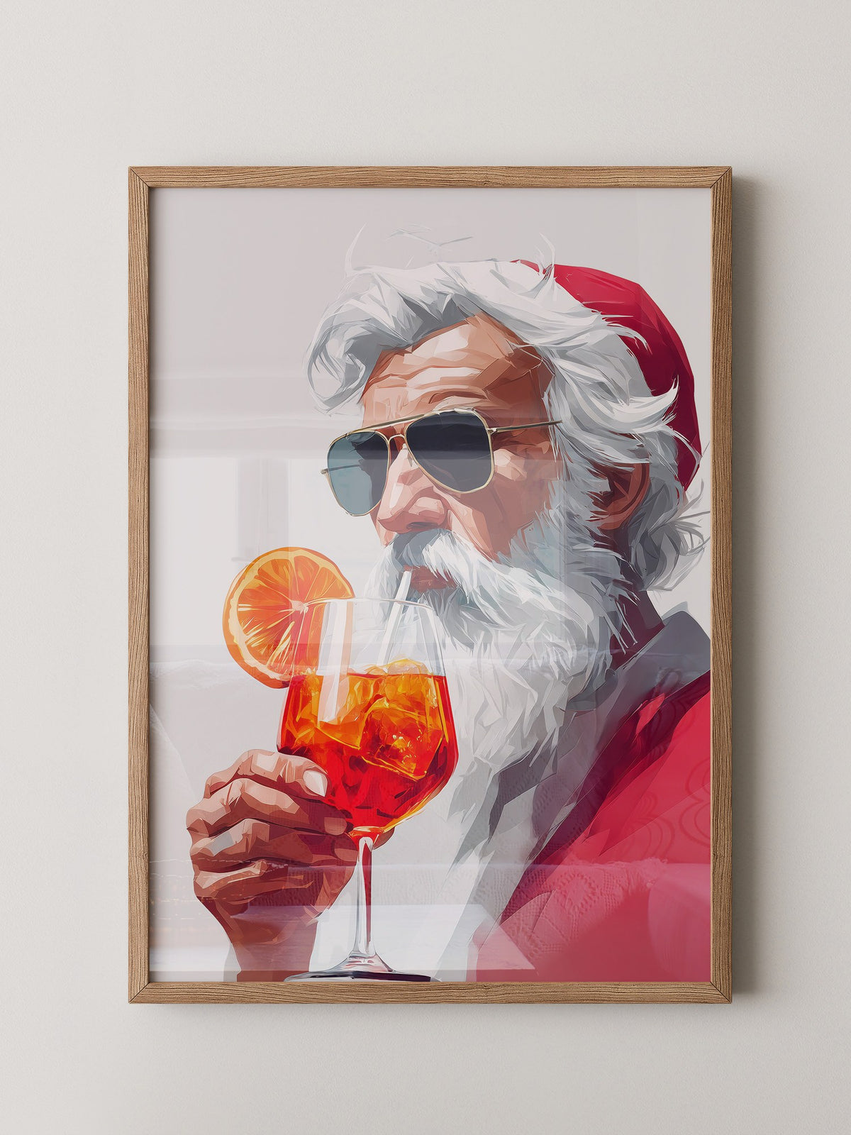 Weihnachtsmann Aperol Stilvoll