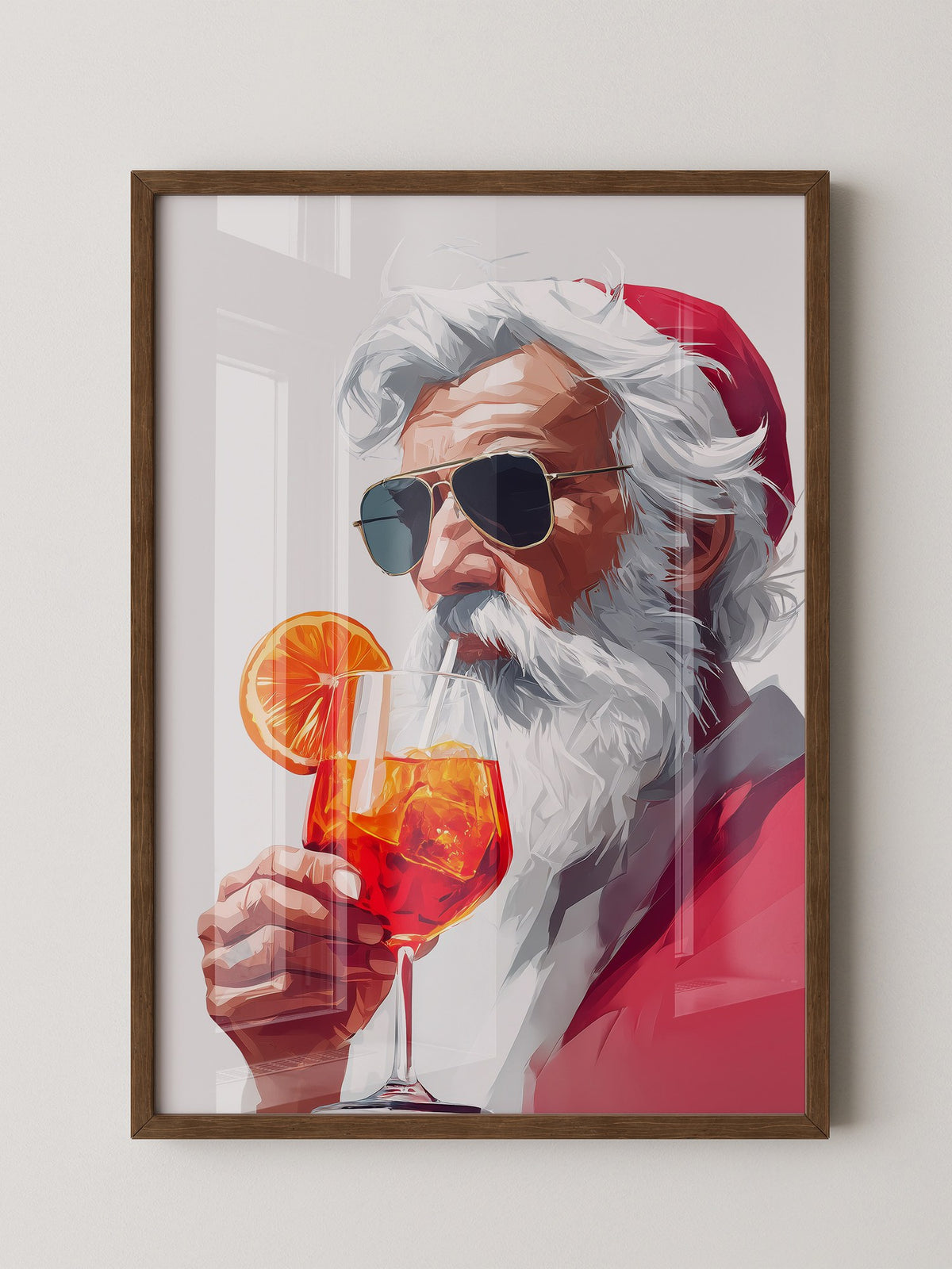 Weihnachtsmann Aperol Stilvoll