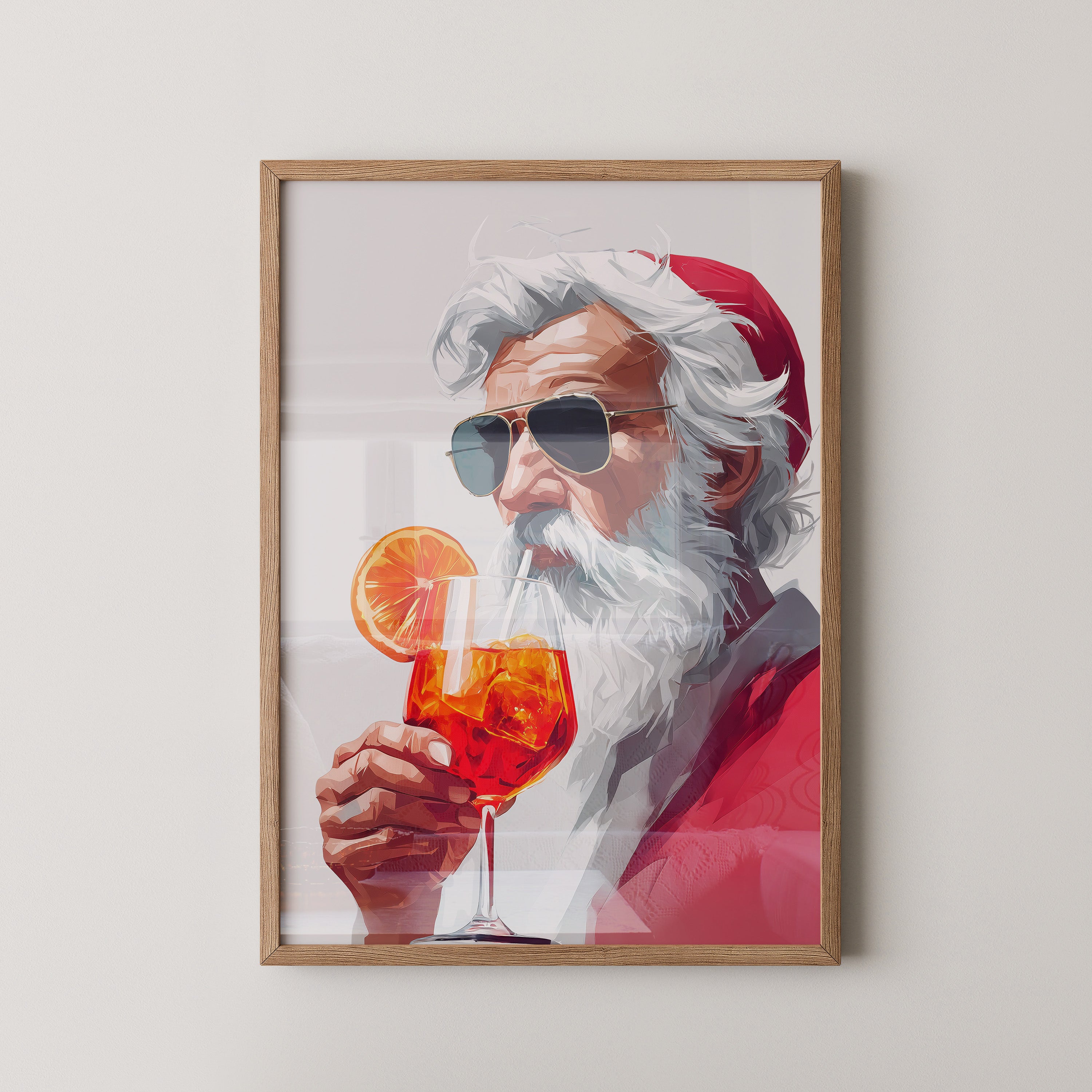 Weihnachtsmann Aperol Stilvoll