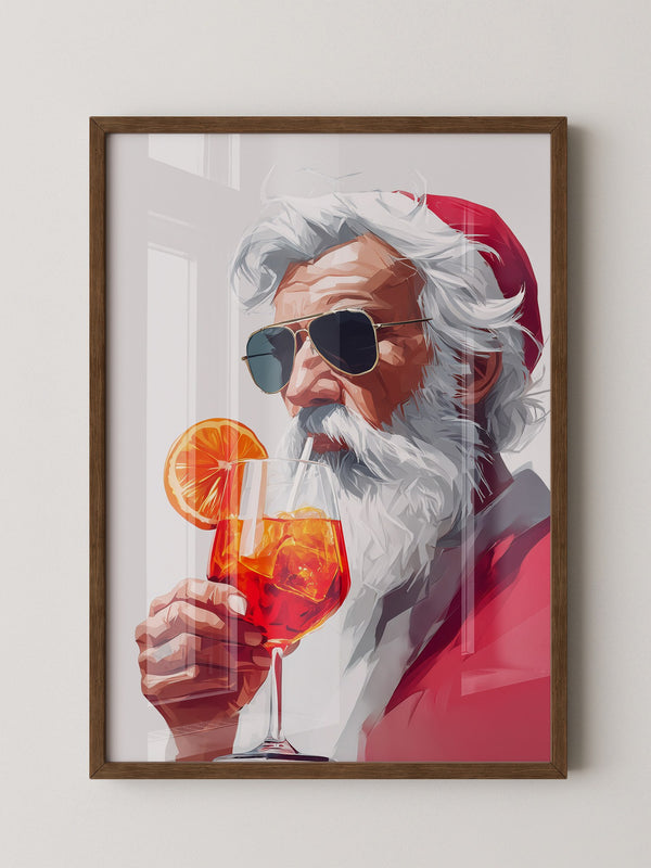 Weihnachtsmann Aperol Stilvoll