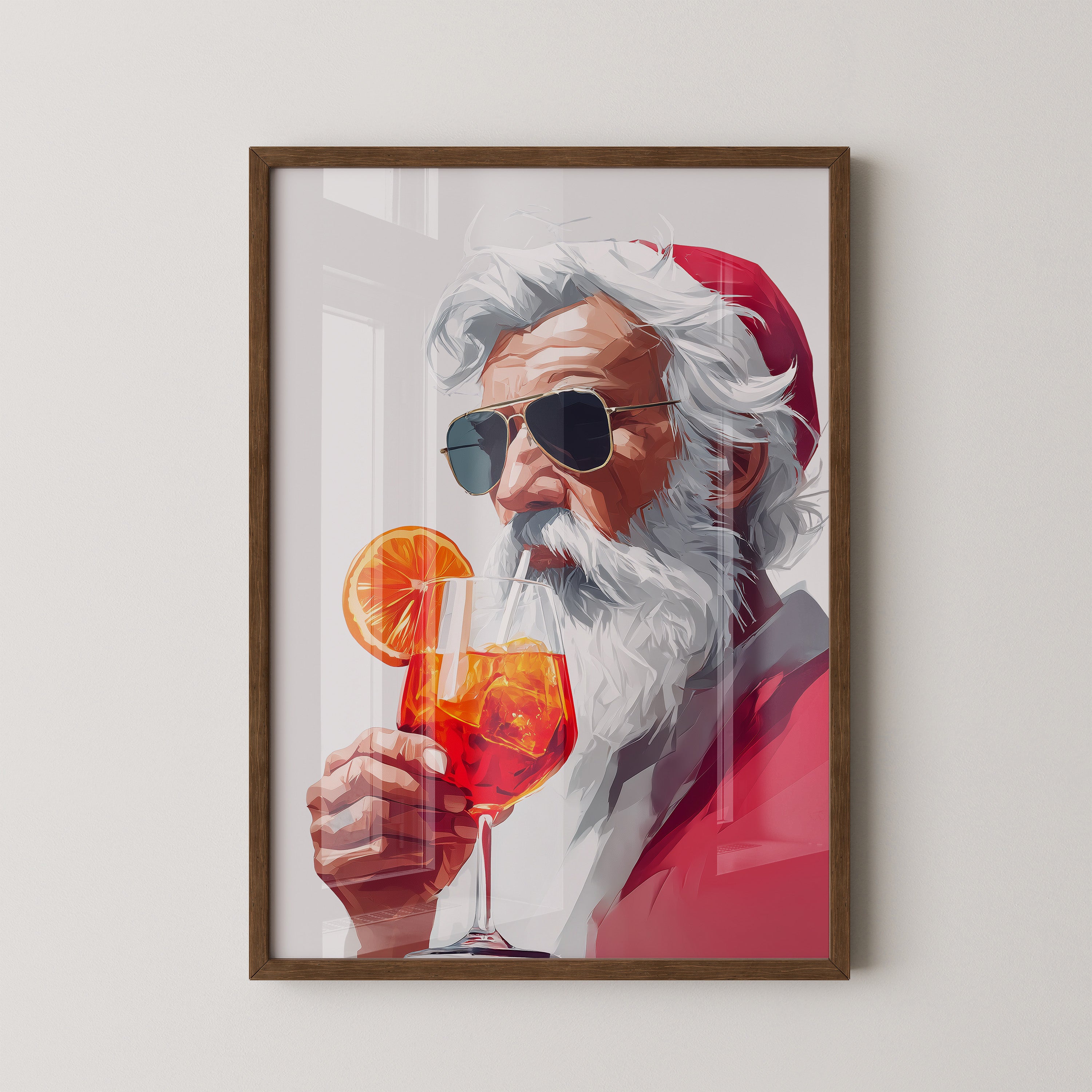 Weihnachtsmann Aperol Stilvoll