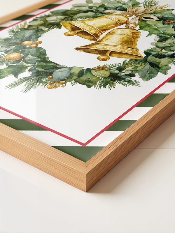 Weihnachtskranz Goldene Glocken