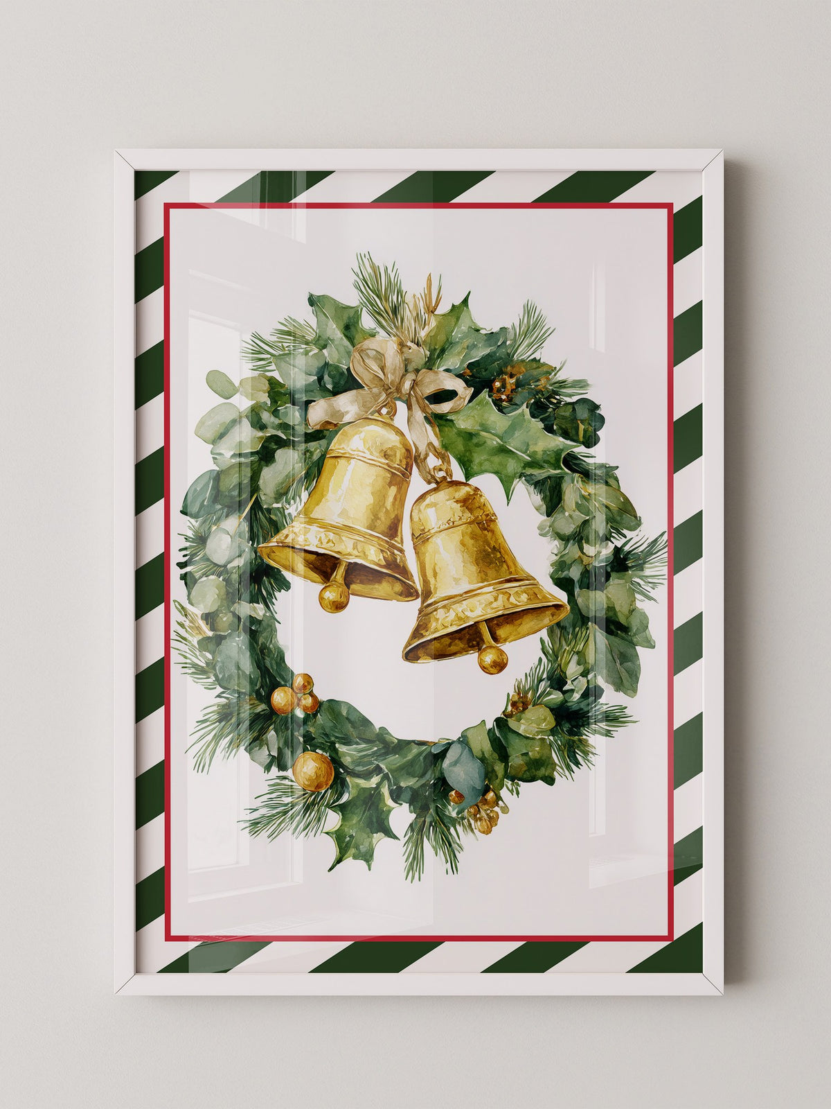 Weihnachtskranz Goldene Glocken