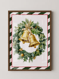 Weihnachtskranz Goldene Glocken