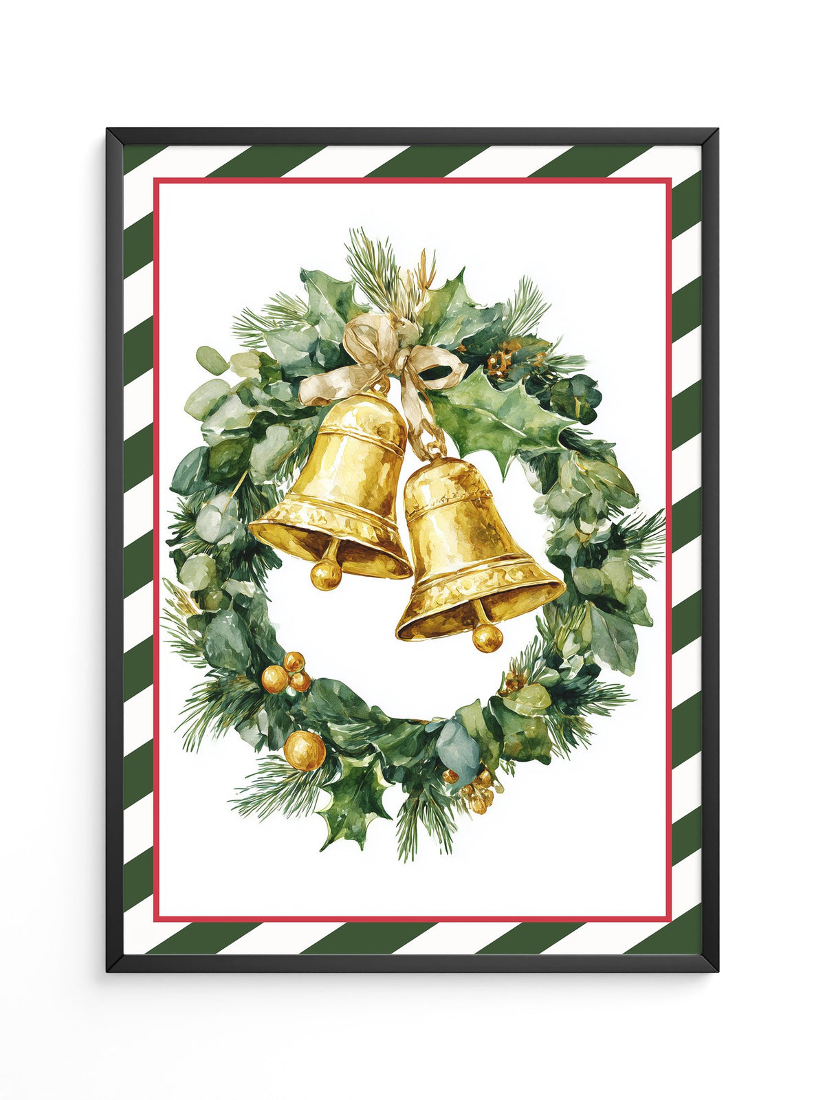 Weihnachtskranz Goldene Glocken