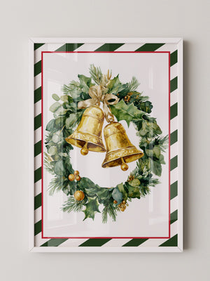 Weihnachtskranz Goldene Glocken
