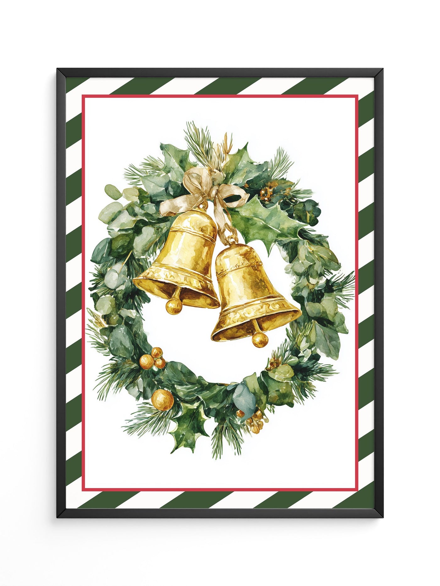 Weihnachtskranz Goldene Glocken