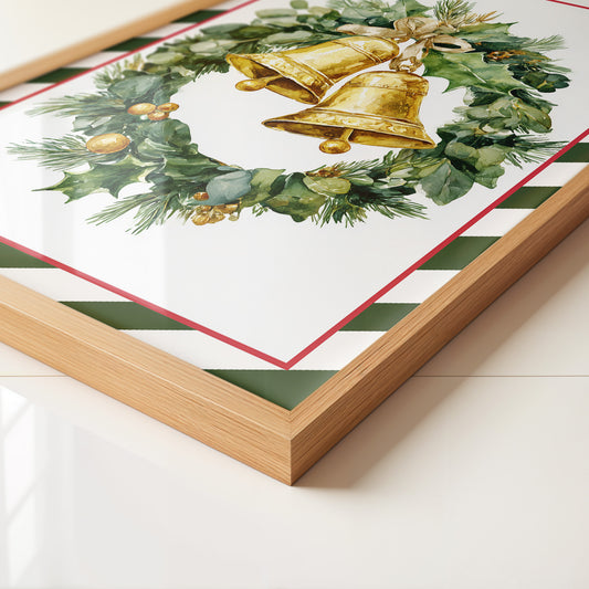 Weihnachtskranz Goldene Glocken