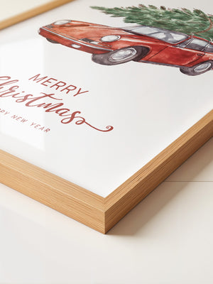 Porsche Weihnachtsbaum Rot