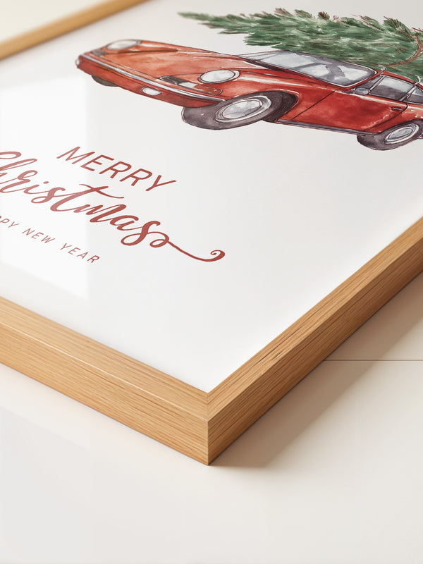 Porsche Weihnachtsbaum Rot