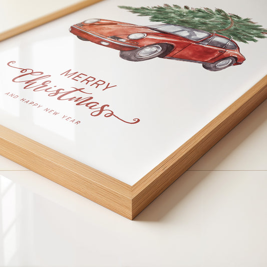 Porsche Weihnachtsbaum Rot