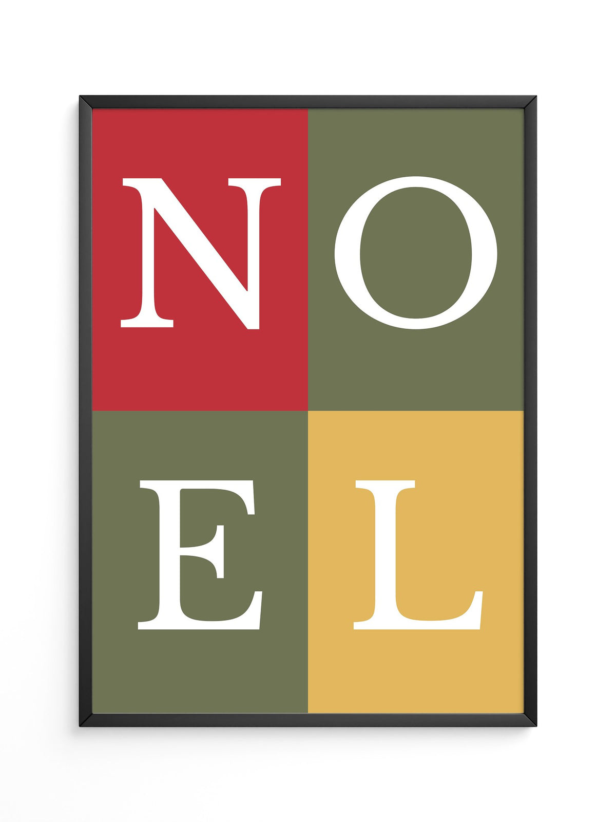 NOEL Buchstaben Buntblock