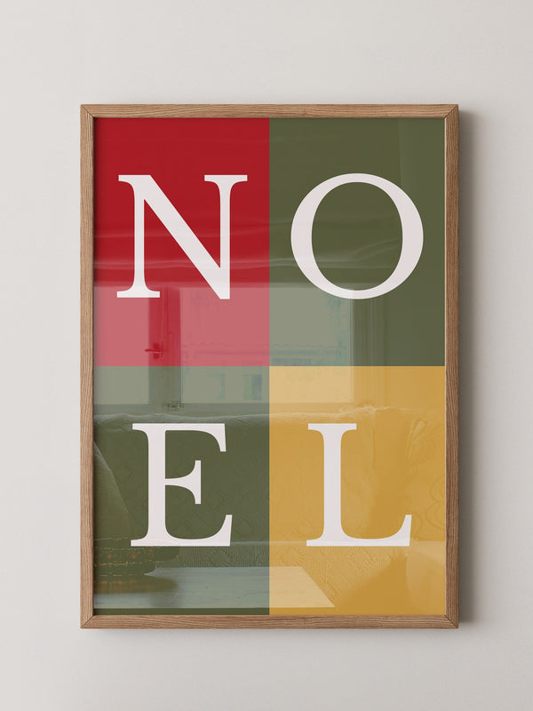 NOEL Buchstaben Buntblock