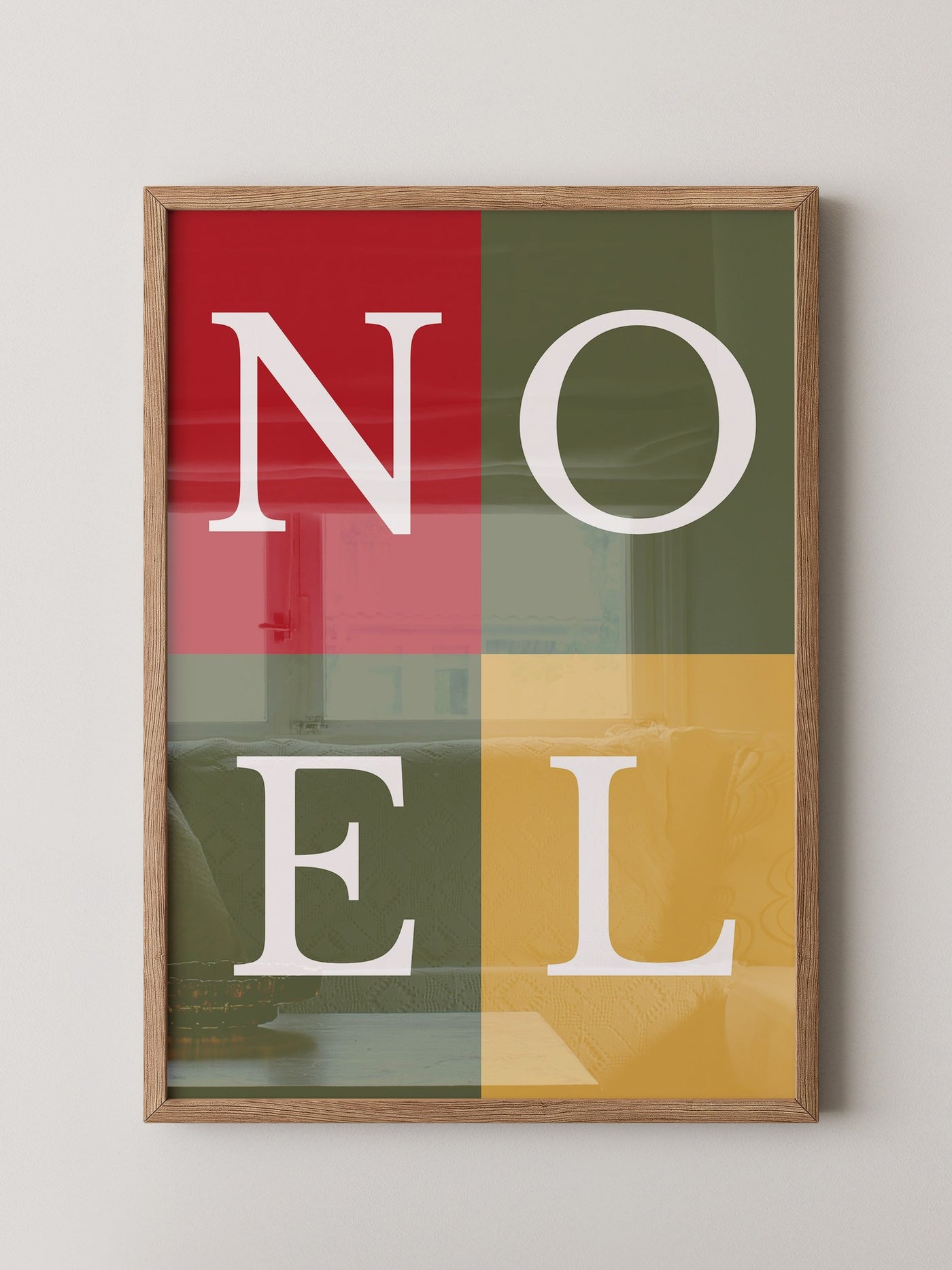 NOEL Buchstaben Buntblock