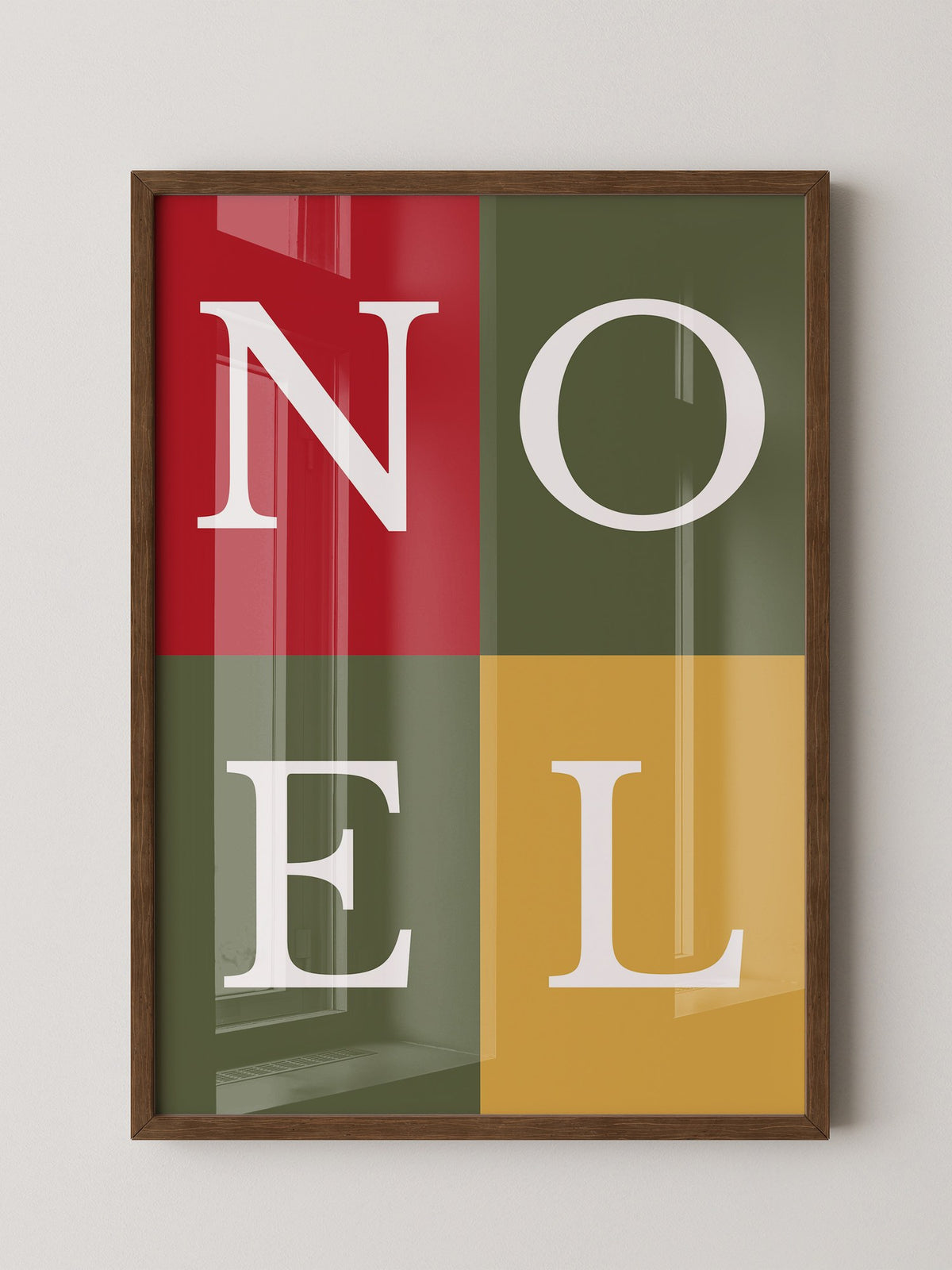 NOEL Buchstaben Buntblock