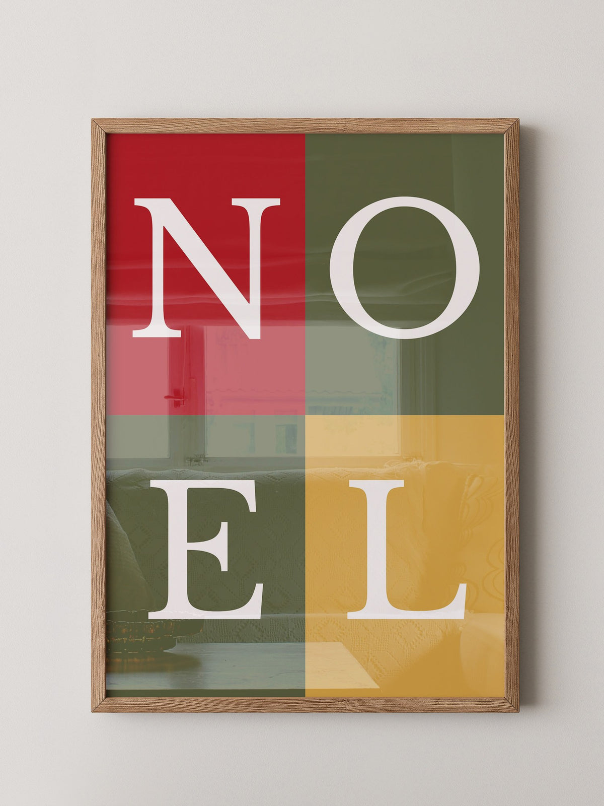NOEL Buchstaben Buntblock