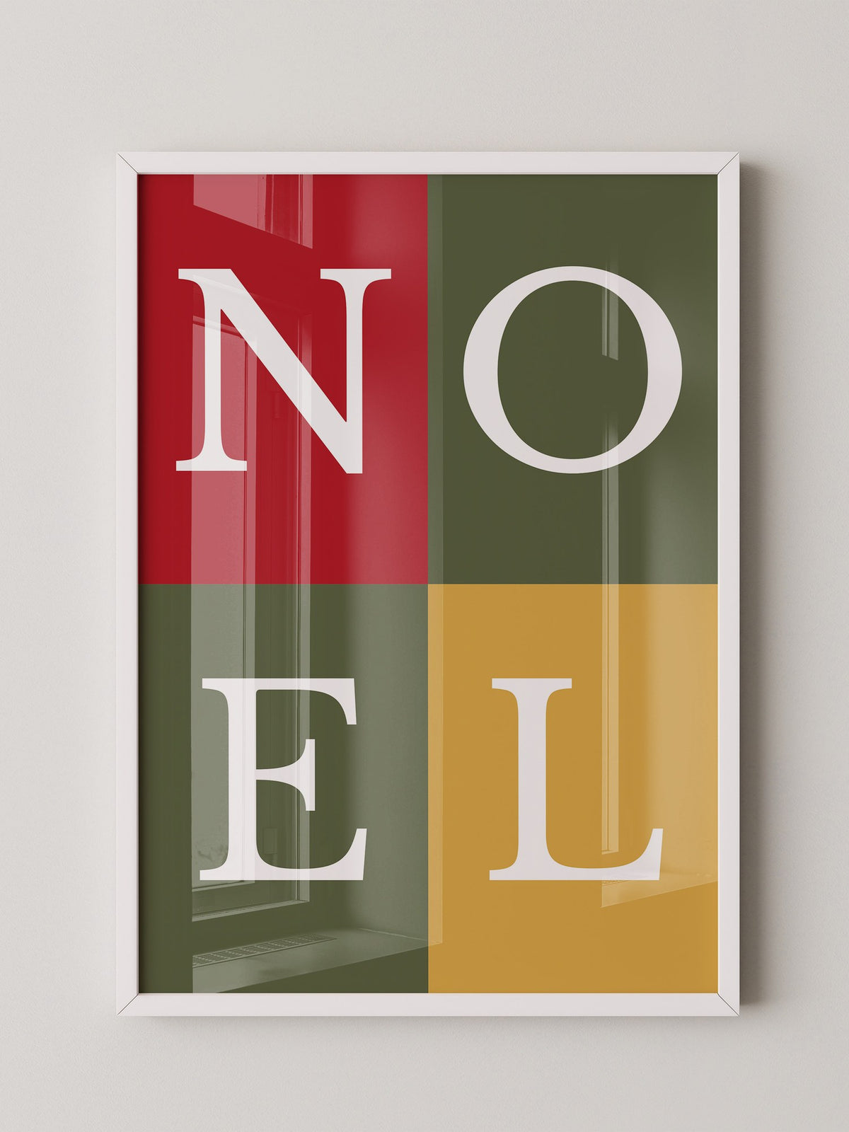 NOEL Buchstaben Buntblock