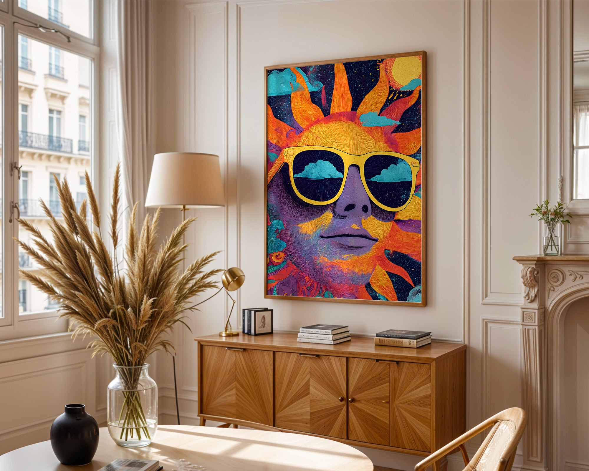 Sonnen Gesicht Bunte Brillen