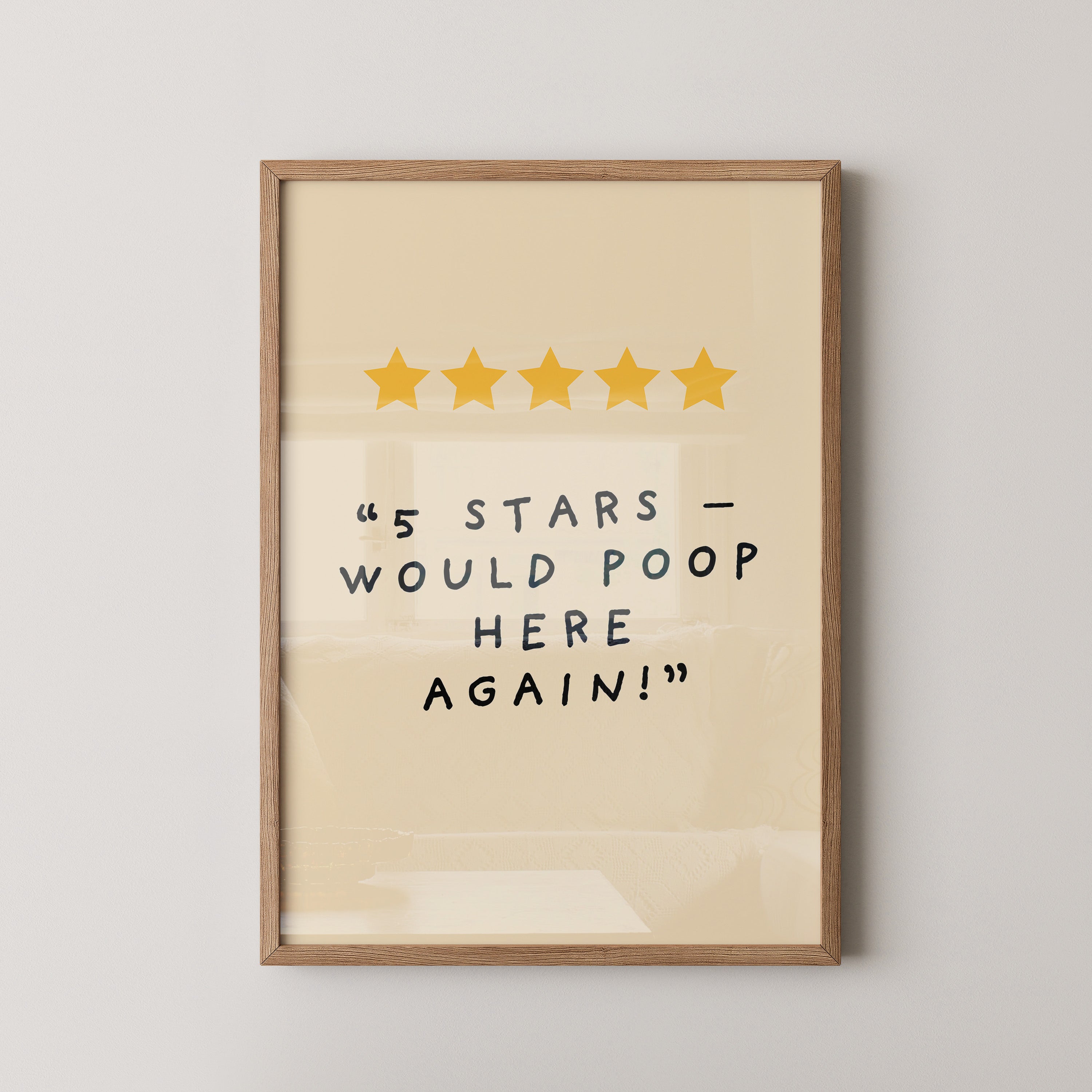 5 Sterne Bewertung Humorvoll