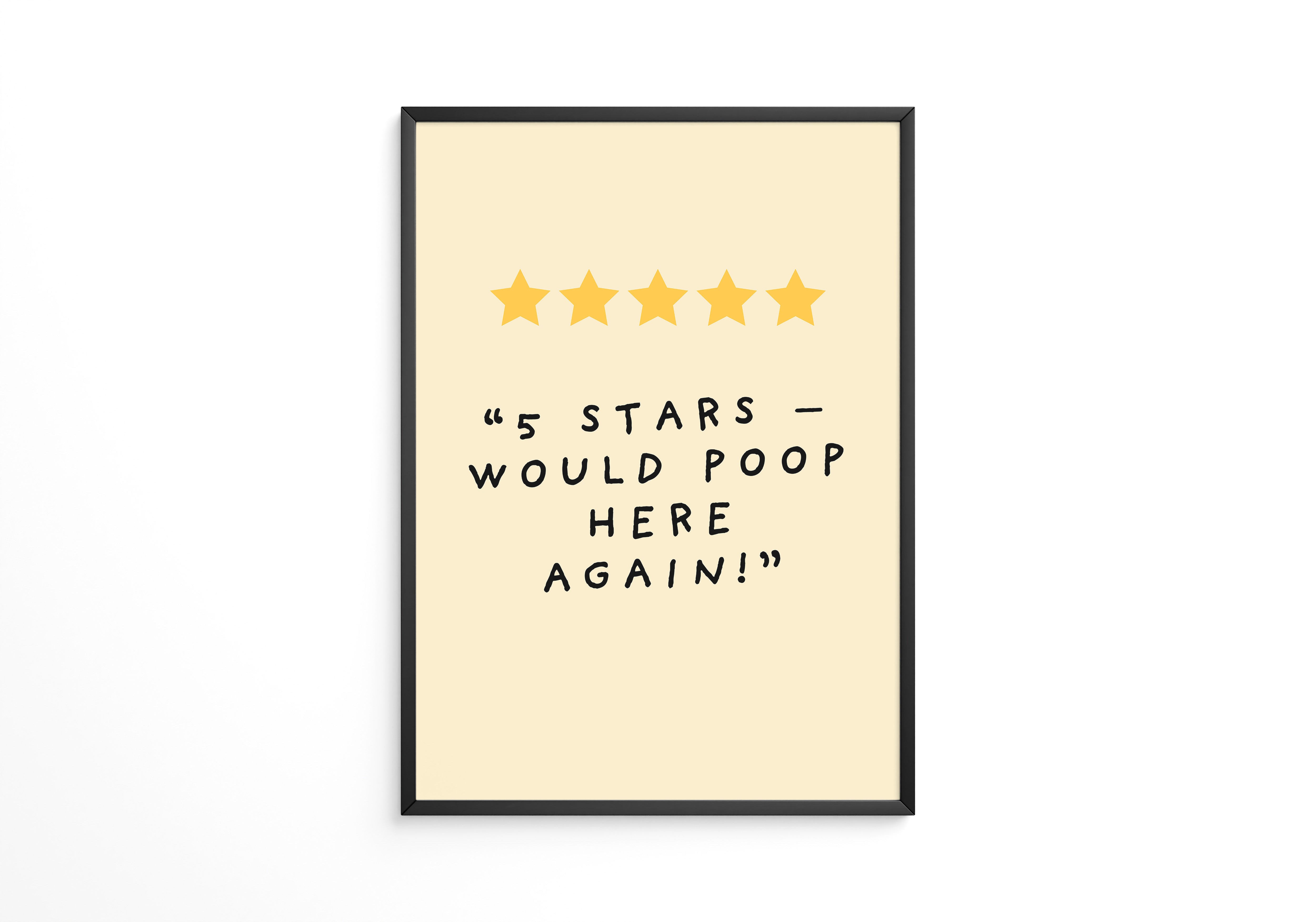 5 Sterne Bewertung Humorvoll