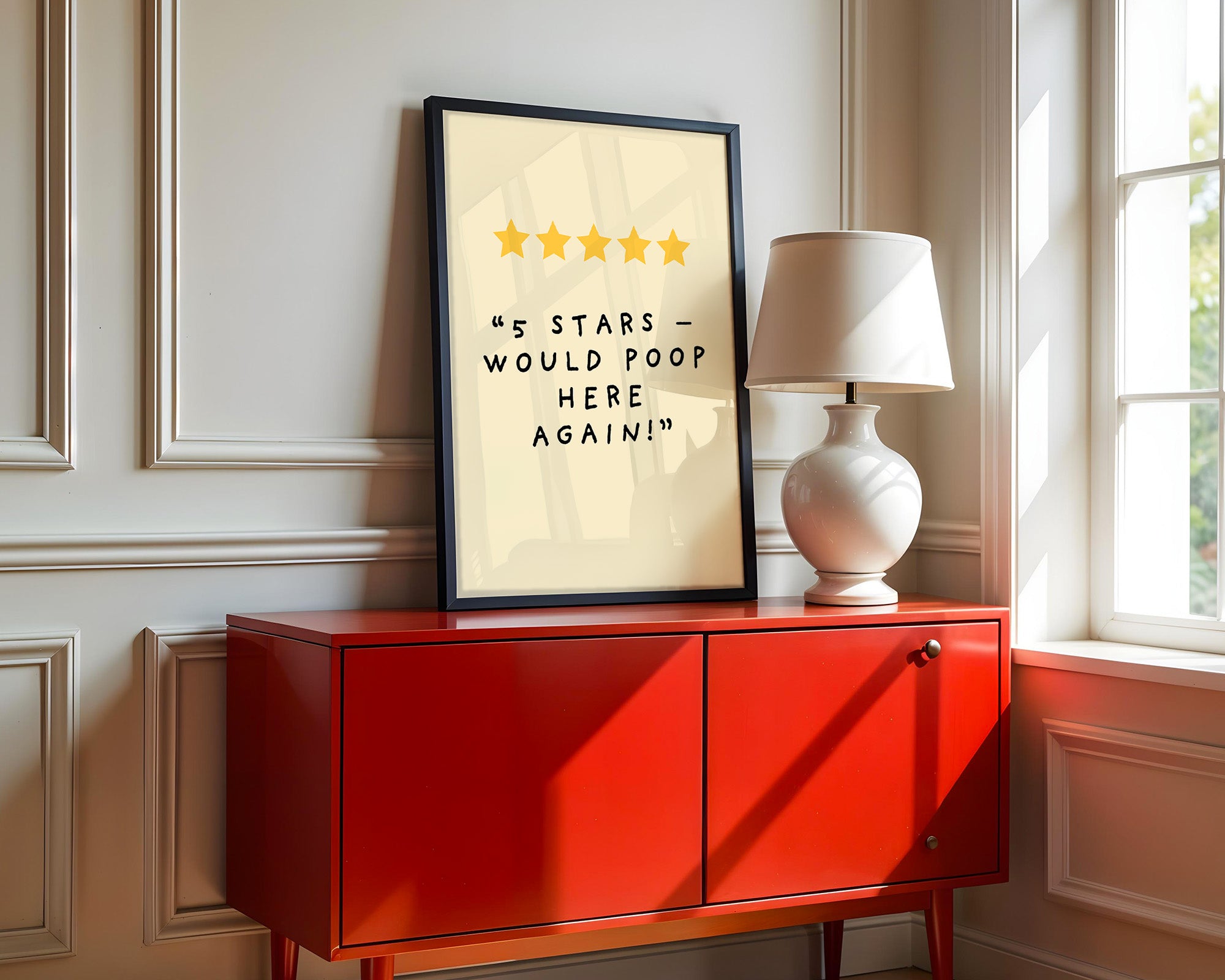 5 Sterne Bewertung Humorvoll