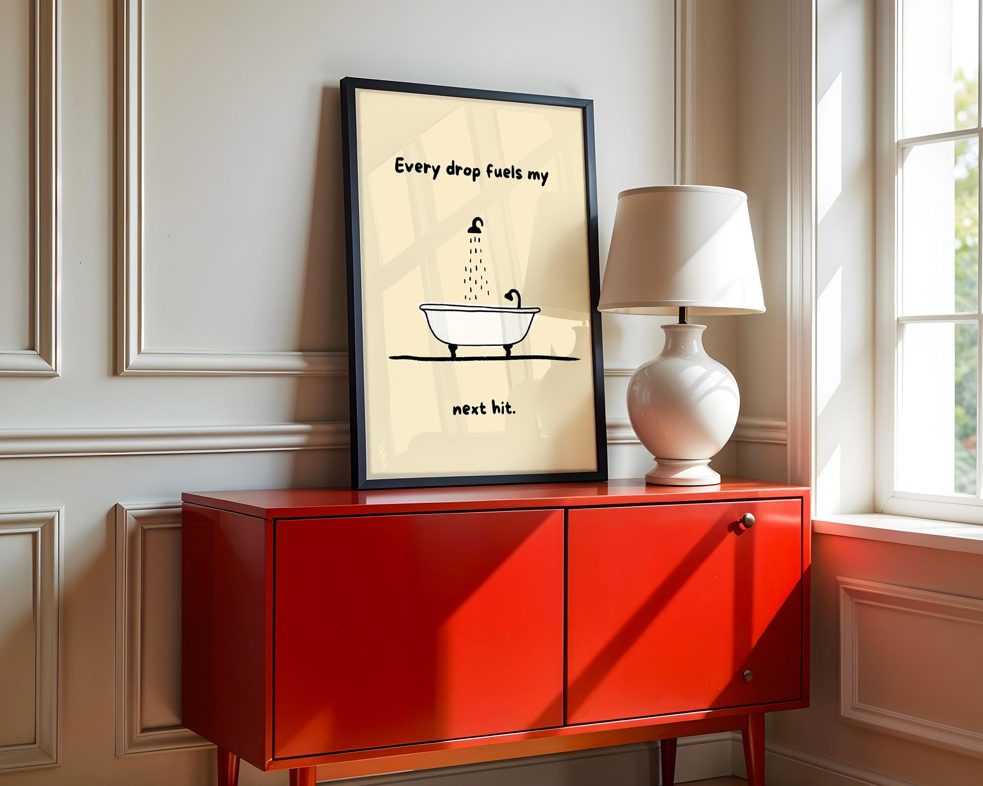 Badewanne Minimalistisch Linie