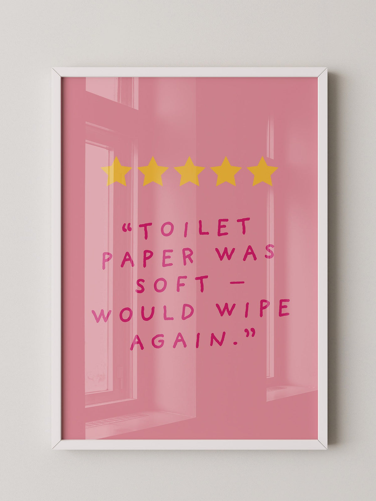 Toilettenpapier Humor Rosa