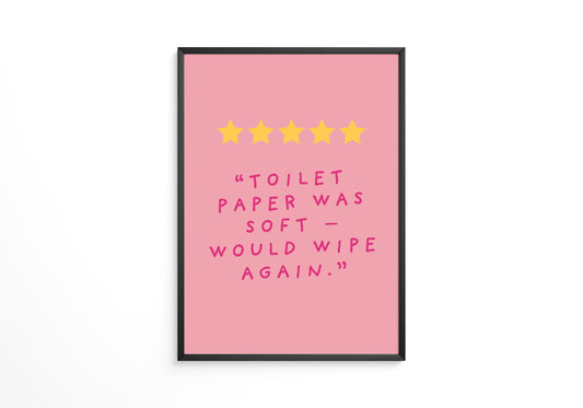 Toilettenpapier Humor Rosa