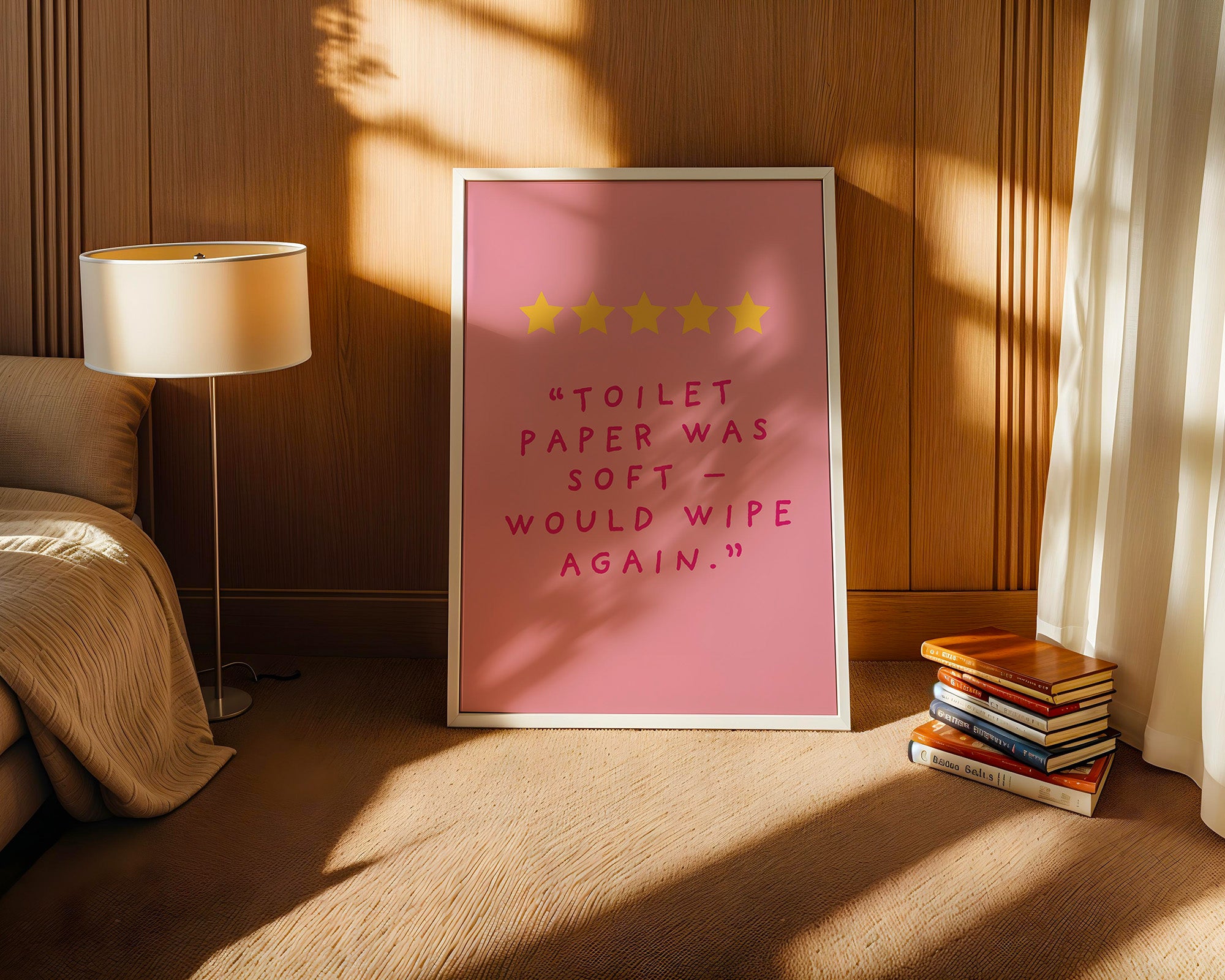 Toilettenpapier Humor Rosa