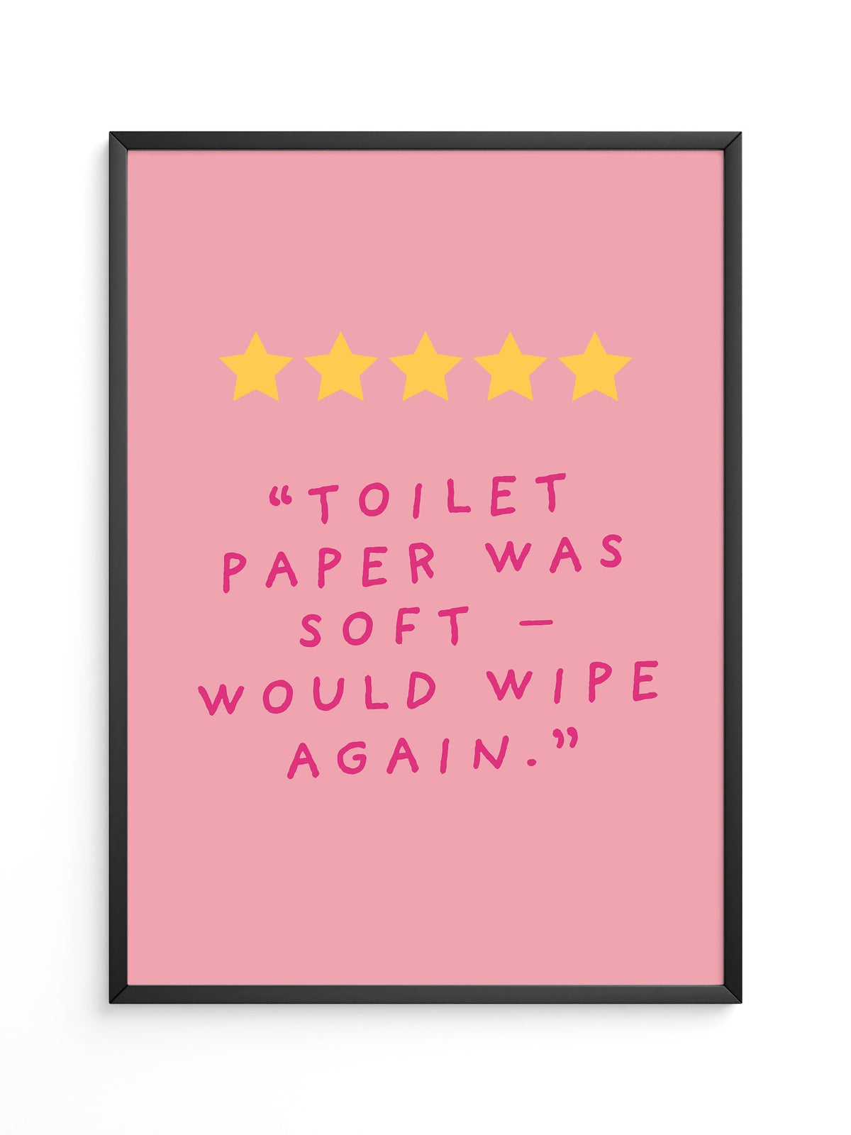 Toilettenpapier Humor Rosa