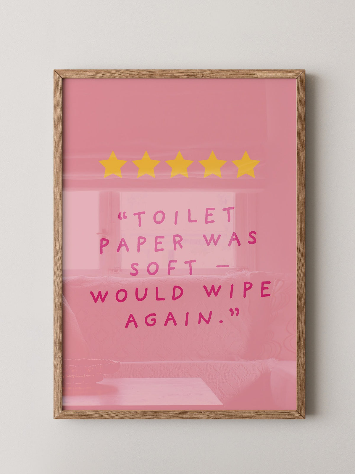 Toilettenpapier Humor Rosa