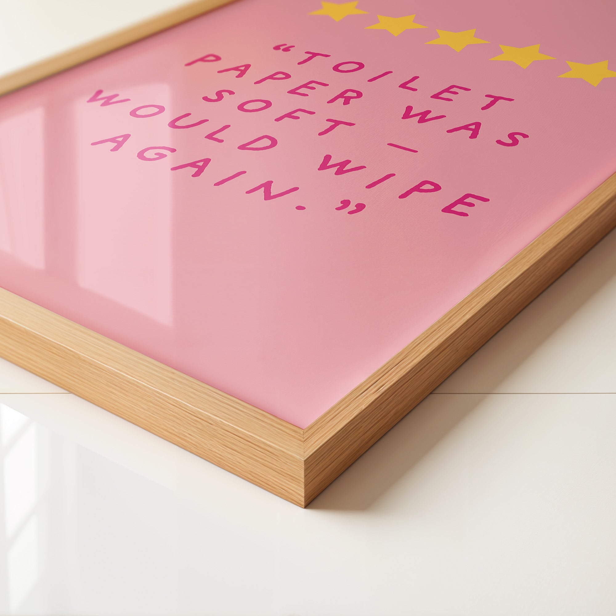 Toilettenpapier Humor Rosa