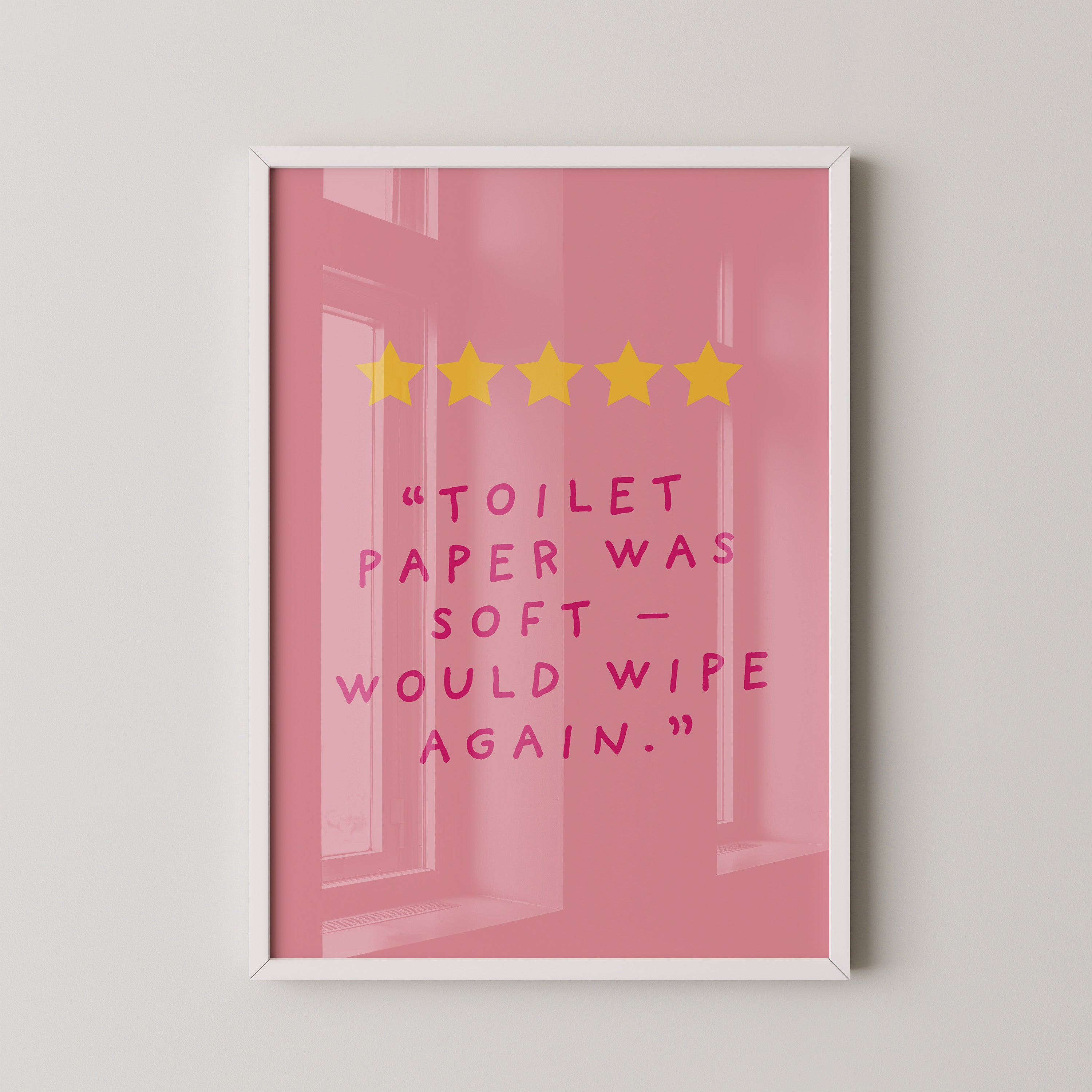 Toilettenpapier Humor Rosa