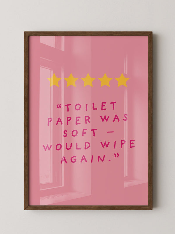 Toilettenpapier Humor Rosa