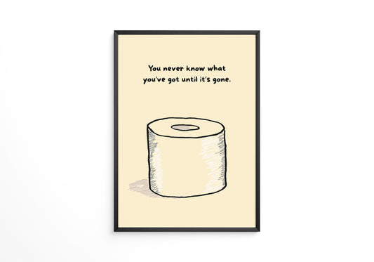 Toilettenpapier Zeichnung Humorvoll