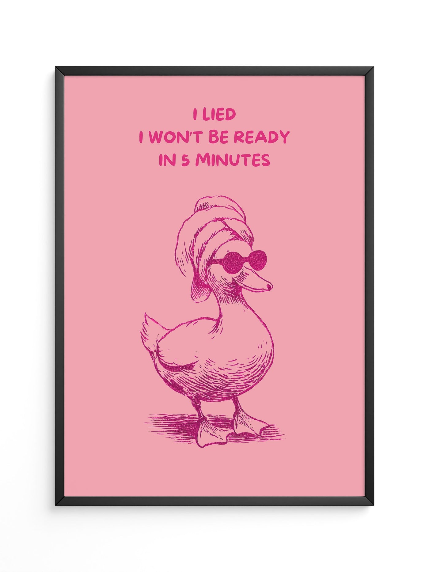 Ente Sonnenbrille rosa Humor