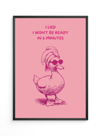 Ente Sonnenbrille rosa Humor